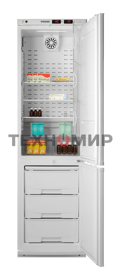 Холодильник комбинированный лабораторный Pozis ХЛ-340-1 белый двухкамерный 270/130 л морозилка снизу