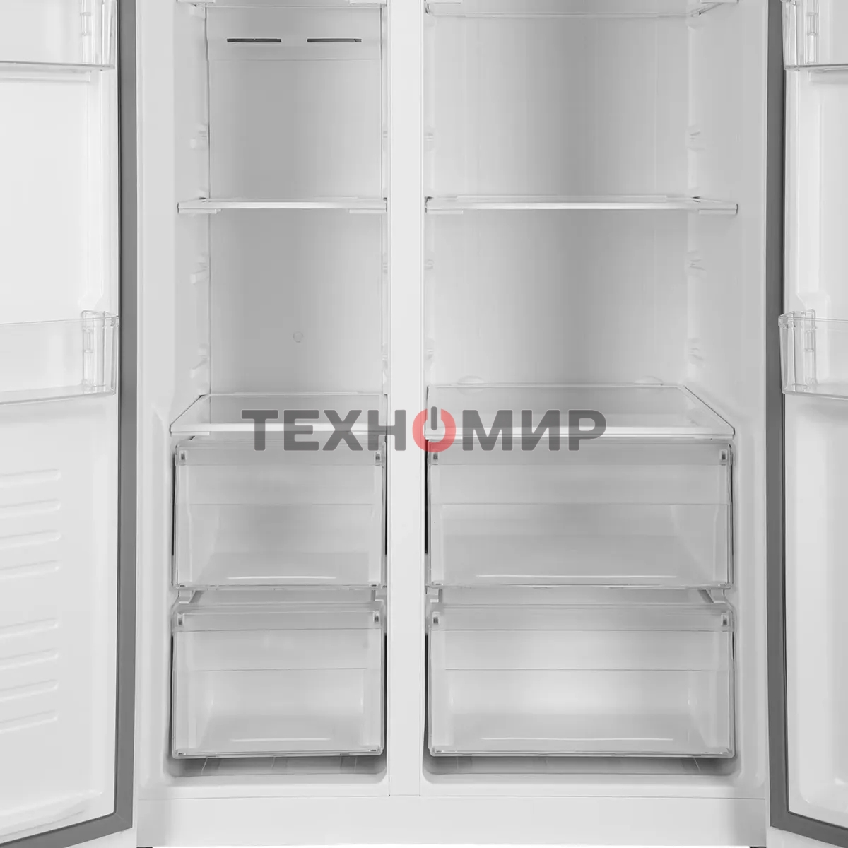 Холодильник Hyundai CS5003F белое двухкамерный 331/165л морозилка сбоку, Total No Frost, Side by Side