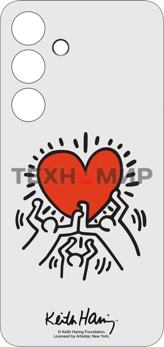 Чехол (клип-кейс) для Samsung Galaxy S24+ Flipsuit Case S24+ белый/прозрачный (EF-MS926CWEGRU)