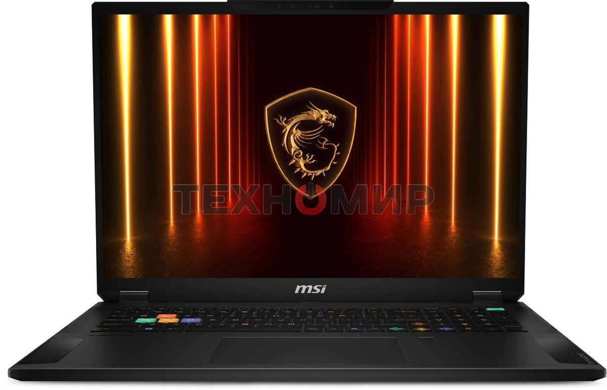 Ноутбук MSI Stealth 18 HX AI A2XWJG-052RU черный Core Ultra 9 275HX 64Gb SSD 2Tb NVIDIA GeForce RTX 5090 для ноутбуков 24Gb 18