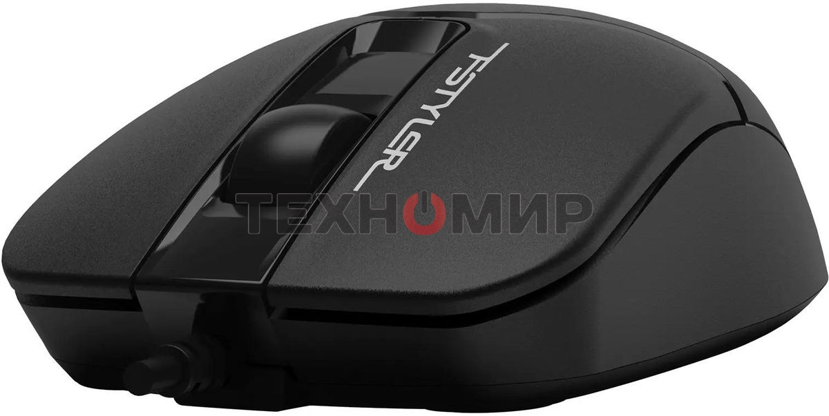 Мышь проводная A4Tech Fstyler FM12S черный, 1200 dpi, USB, кнопки - 3