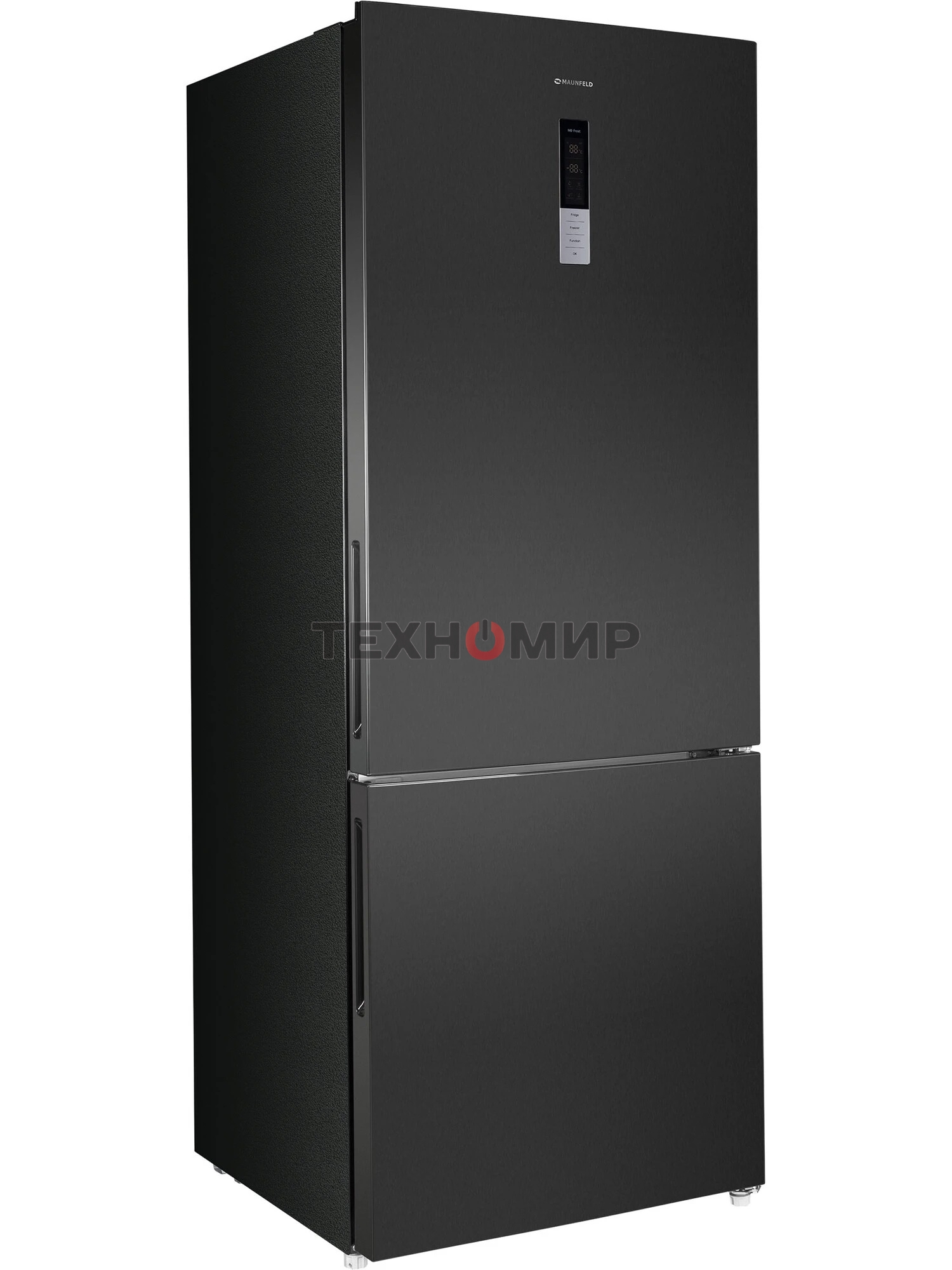 Холодильник Maunfeld MFF1857NFSB черный мат. инвертер двухкамерный 336/117л морозилка снизу