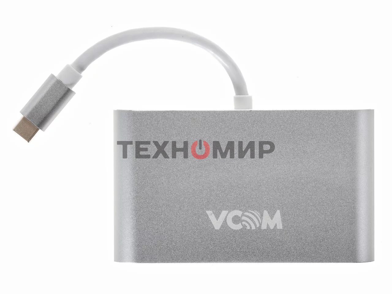 Кабель-адаптер USB3.1 Type-CM-->HDMI+USB3.0+RJ45+PD charging VCOM