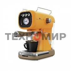 Кофеварка эспрессо BQ CM2004 желтый, исп. кофе - молотый, 0.6 л, 1100 Вт, 20 бар