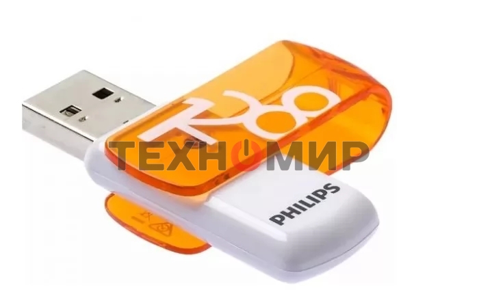 Флешка USB 128Gb PHILIPS VIVID2.0 128Gb, USB 2.0