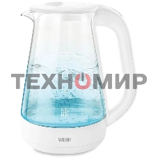 Чайник электрический MYSTERY MEK-1652 2000 Вт, 1.7 л, белый