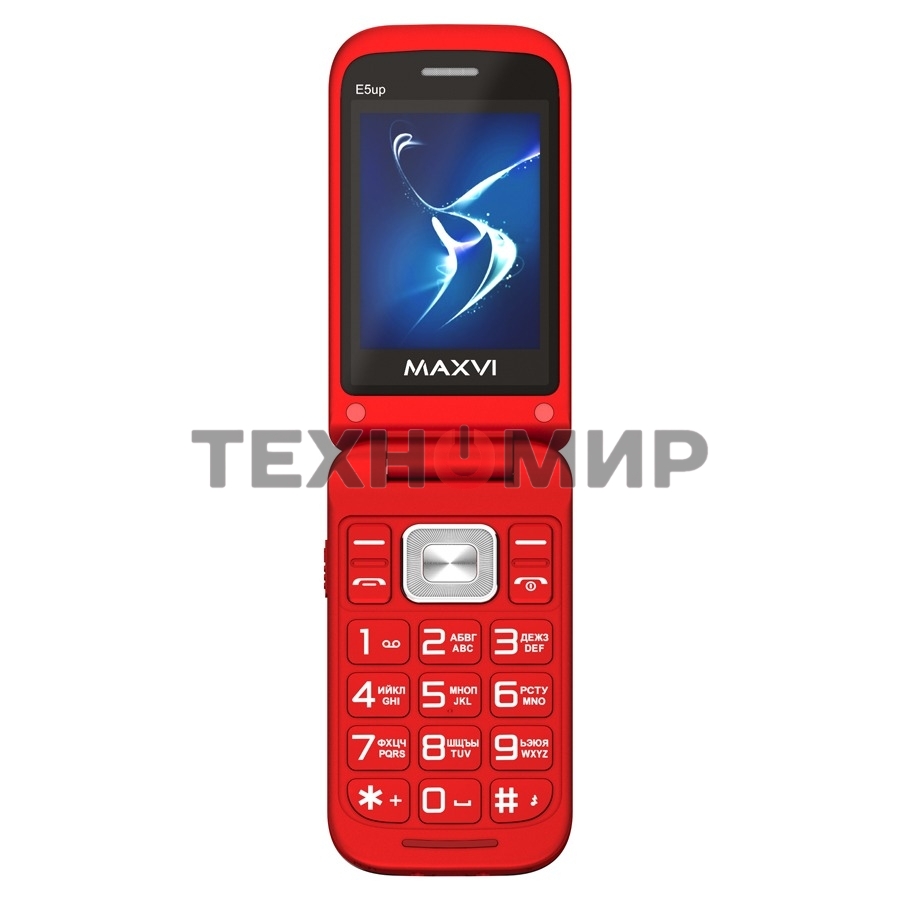 Мобильный телефон Maxvi E5 up красный