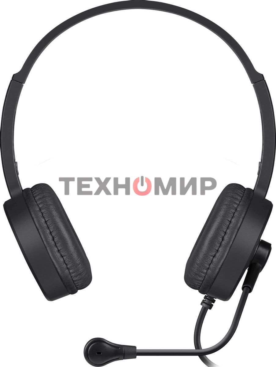 Гарнитура проводная Defender Tune 160 (черный, провод 1.8 м)