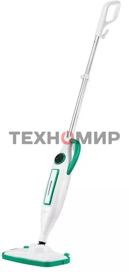 Швабра паровая Kitfort КТ-1098 белый/зеленый