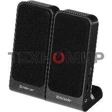 Акустическая система Defender SPK 220/225 2.0, 2 х 2W, USB пит, разъем для наушников