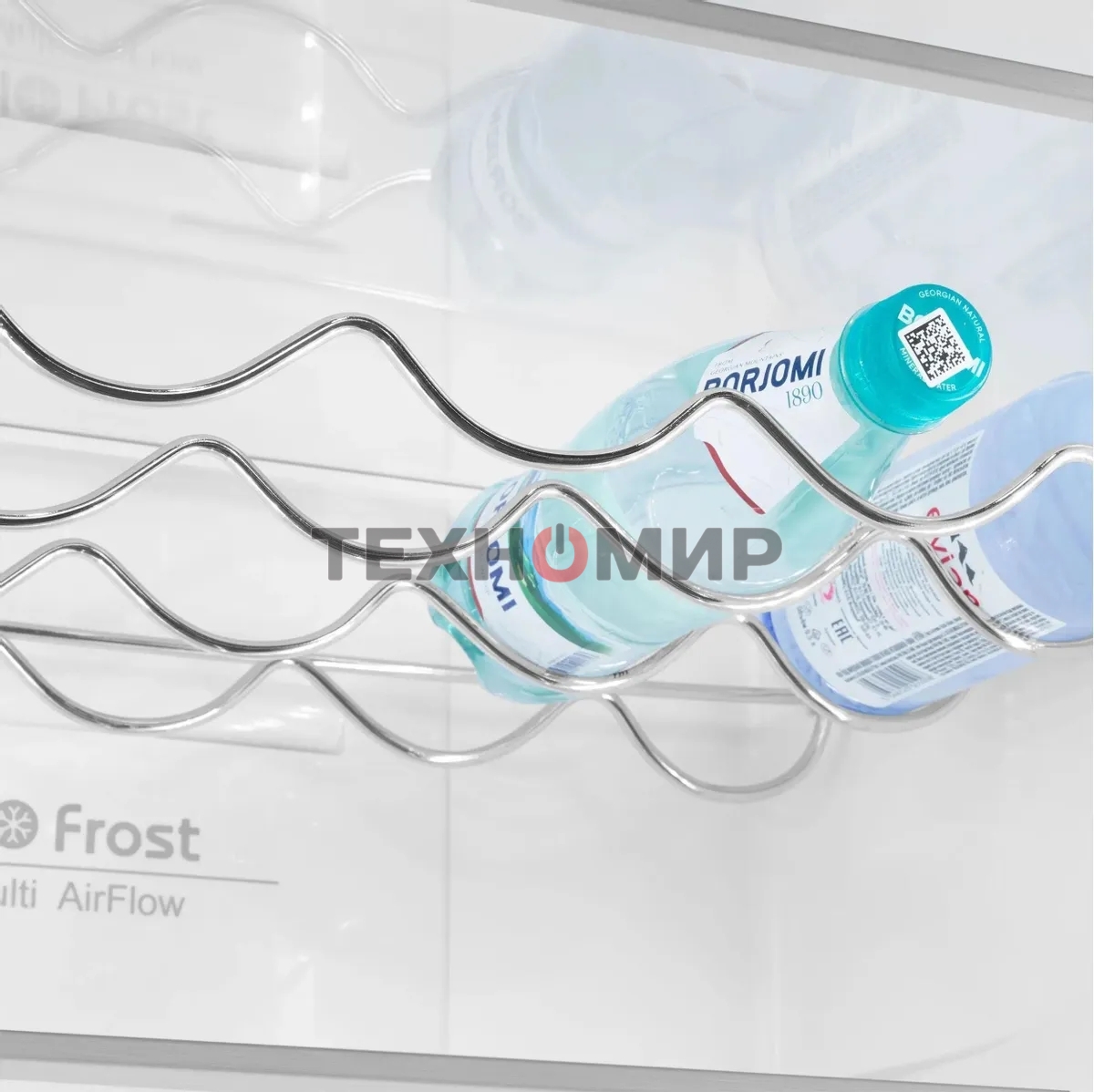 Холодильник Maunfeld MFF200NFSE нержавеющая сталь двухкамерный 271/106л морозилка снизу