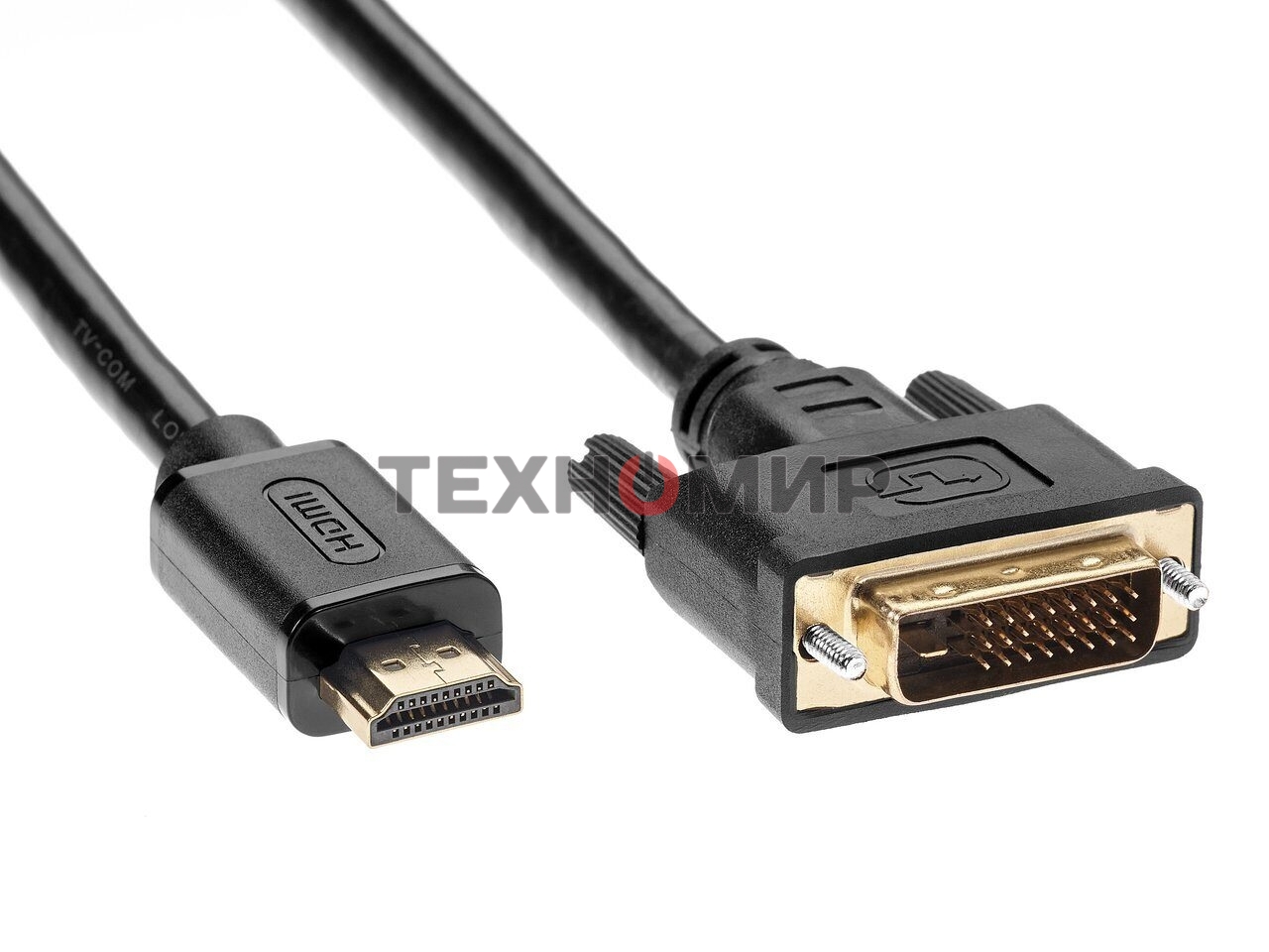 Кабель HDMI to DVI-D (19M -25M) 2м, TV-COM LCG135E-2M