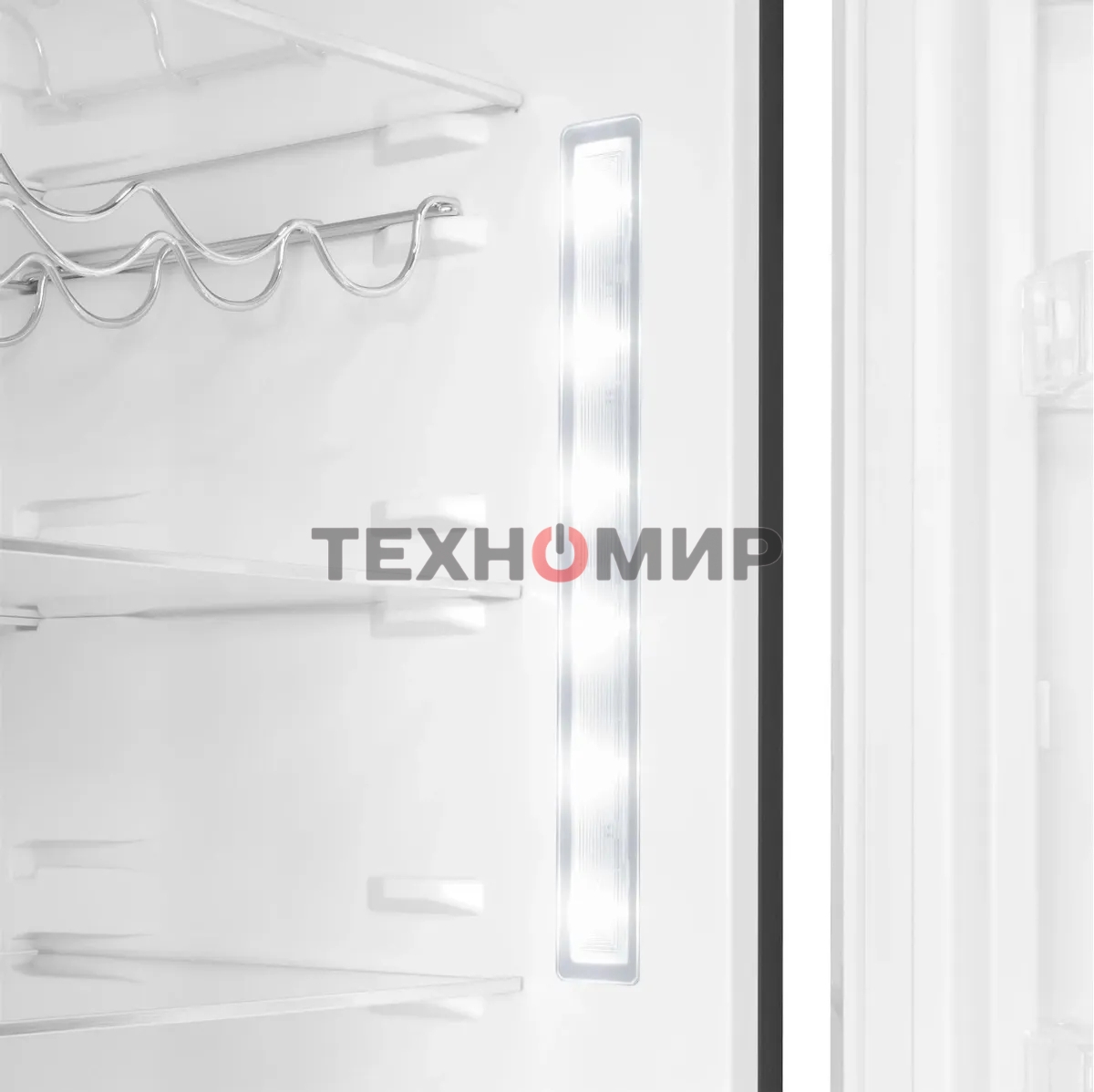 Холодильник Maunfeld MFF200NFSE нержавеющая сталь двухкамерный 271/106л морозилка снизу