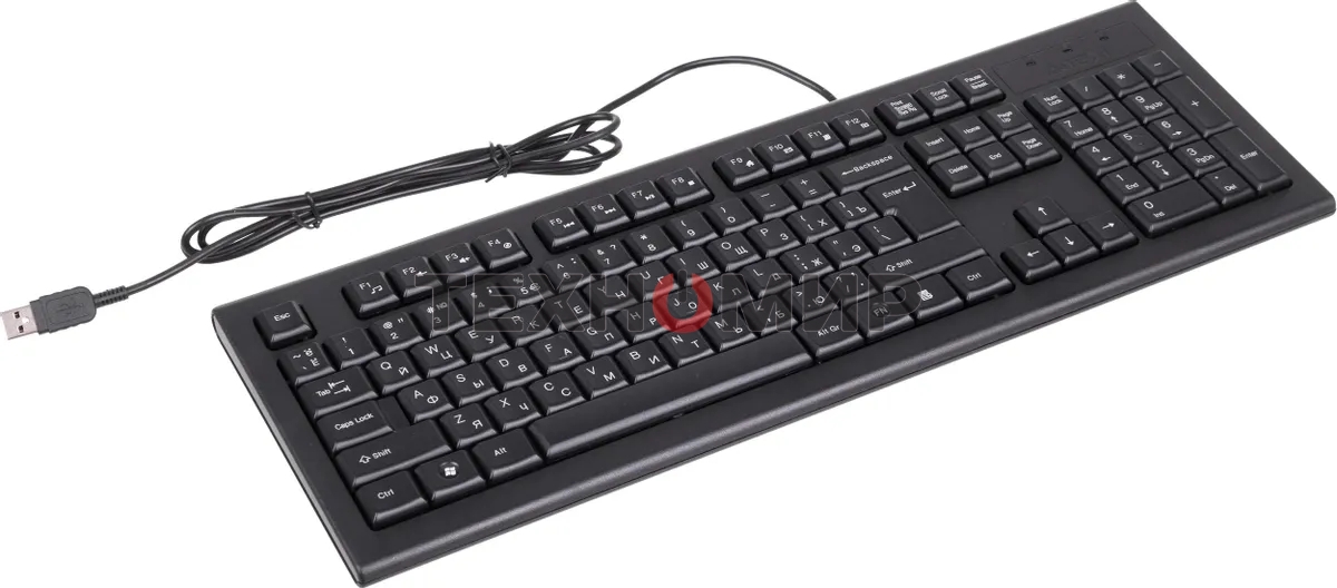 Клавиатура проводная A4Tech KR-85 USB черный