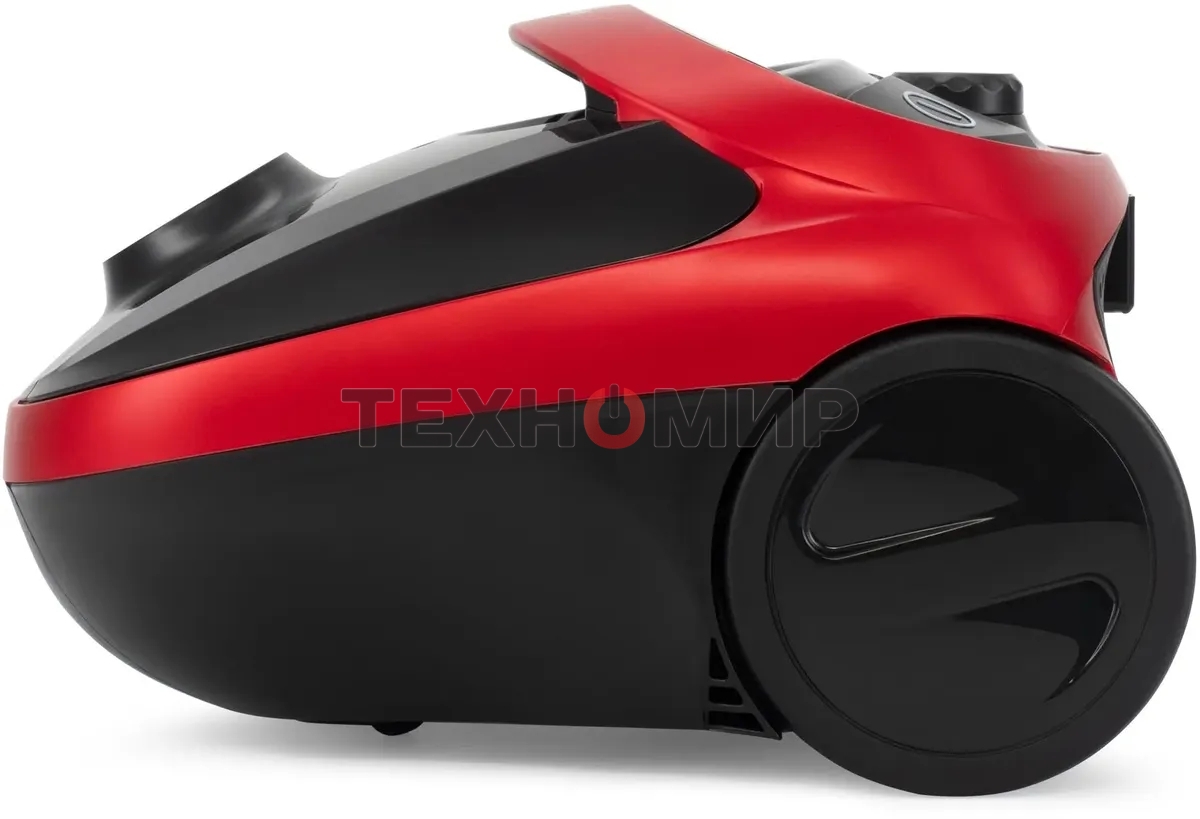 Пылесос Hyundai HYV-B1570 красный/черный, 250/1800 Вт, уборка сухая, пылесборник мешок, 1.5 л (в компл.:1мешок)