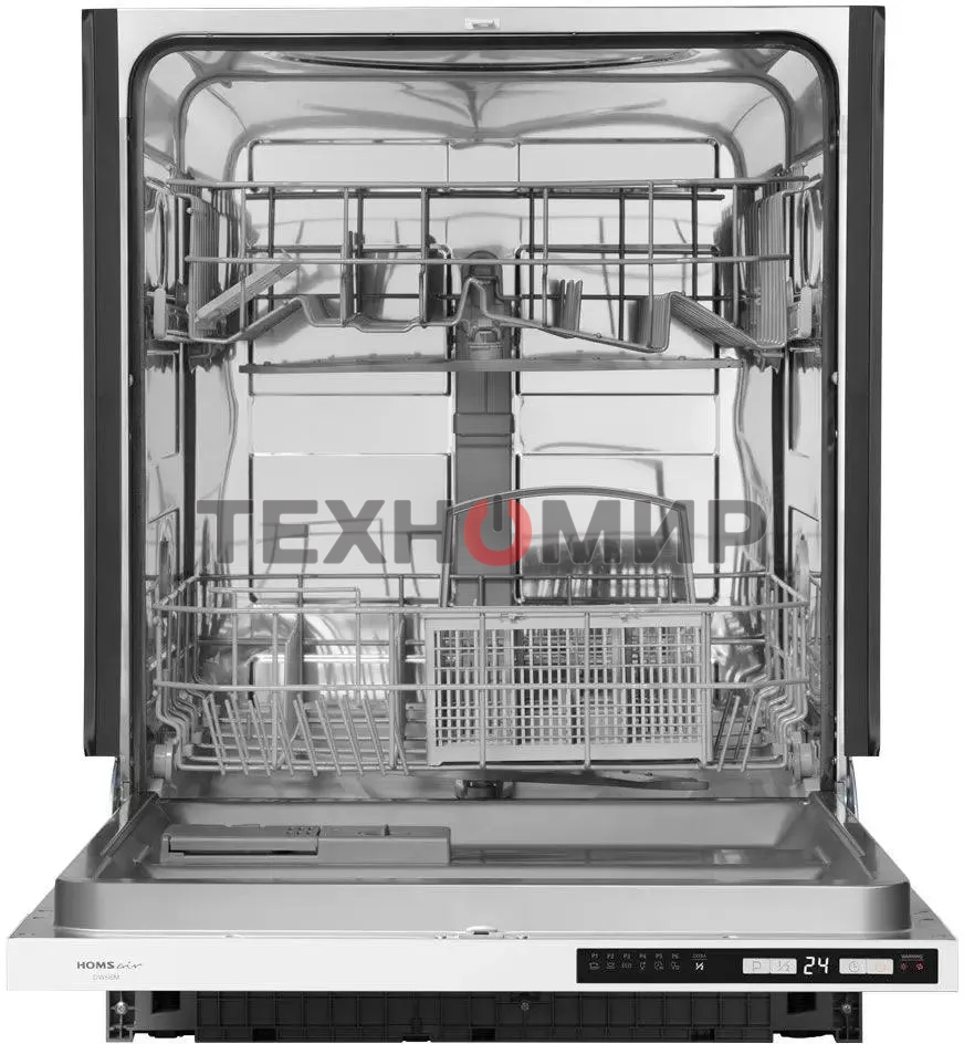 Встраиваемая посудомоечная машина HOMSair DW66M, белый, 59.8 см, 12 компл., 49 дБ, класс A++