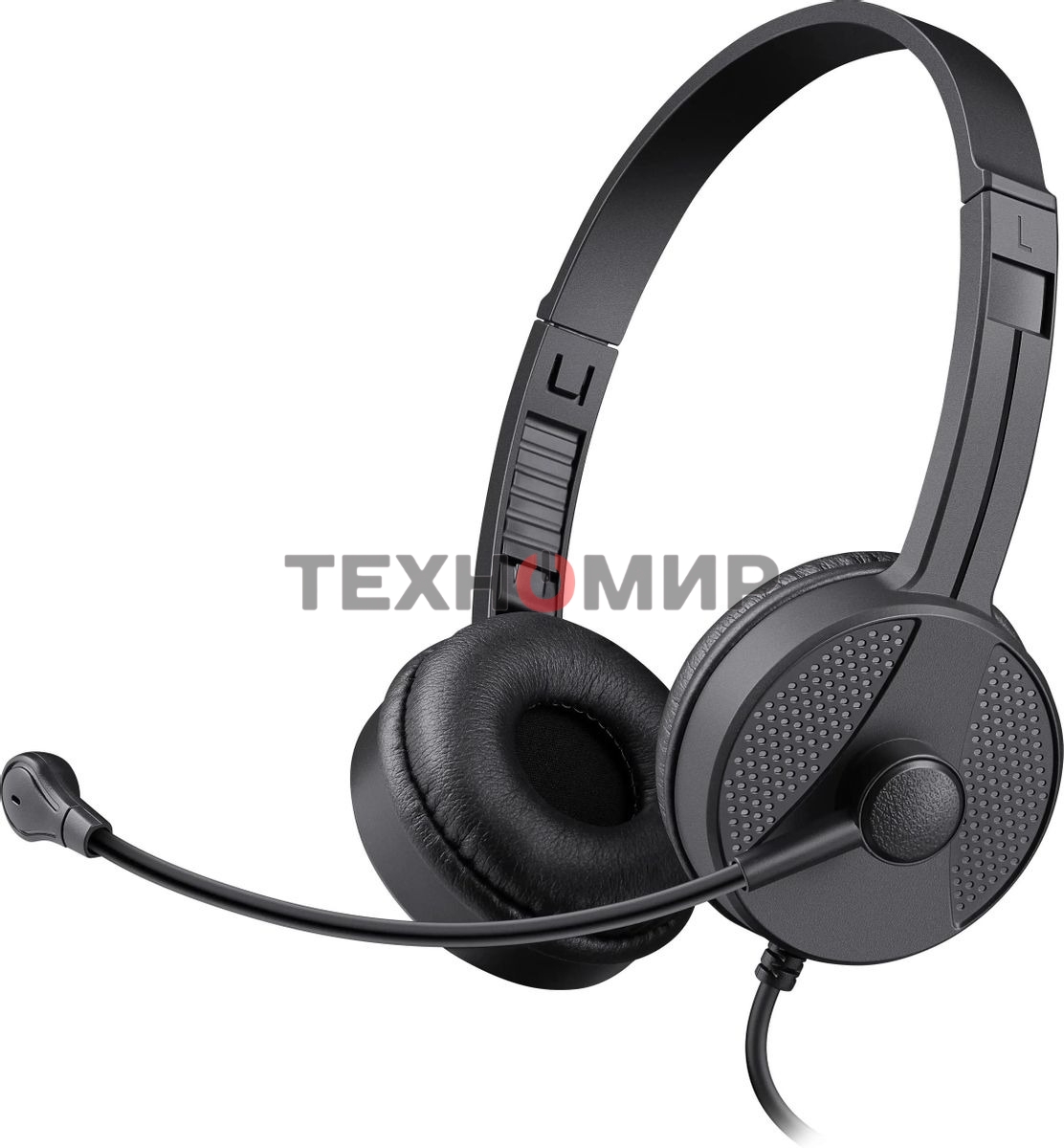 Гарнитура проводная Defender Tune 160 (черный, провод 1.8 м)