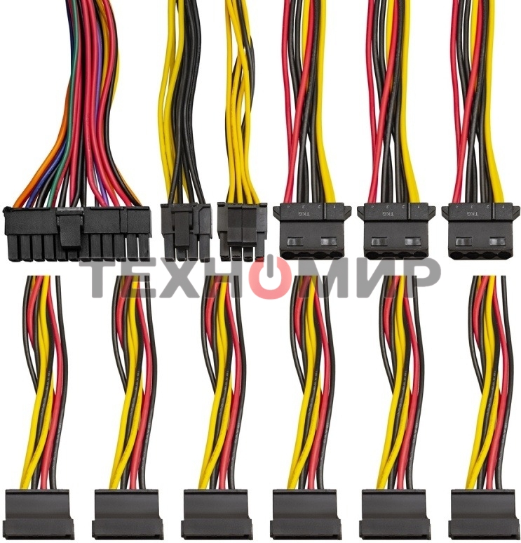 Блок питания серверный ExeGate ServerPRO-500ADS (EX235029RUS), 500Вт, 2х80мм, черный