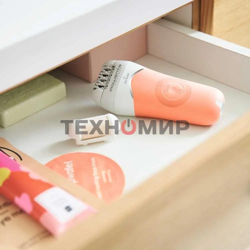 Эпилятор Rowenta EP4920F0 скор.:2 насад.:4 от электр.сети от аккум. розовый