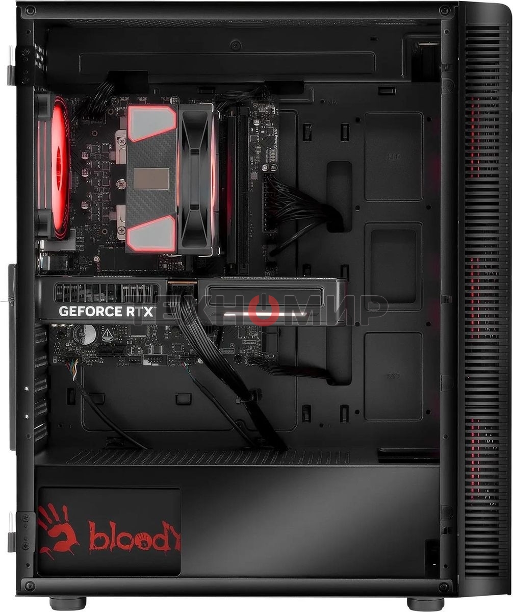 Компьютер Bloody BD-PC CB76T2 TWR i5 14400F (2.5) 32Gb SSD 1Tb RTX 5060 8Gb Windows 11 Home 64 GbitEth 650W черный (RUS) (2141962)