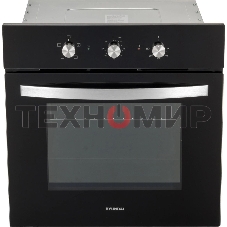 Духовой шкаф электрический Hyundai HEO 6630 BG черный, встраиваемый