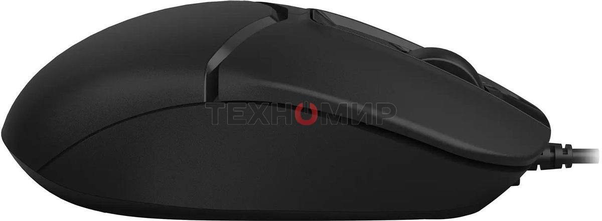 Мышь проводная A4Tech Fstyler FM12S черный, 1200 dpi, USB, кнопки - 3