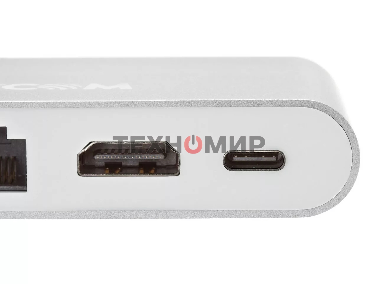 Кабель-адаптер USB3.1 Type-CM-->HDMI+USB3.0+RJ45+PD charging VCOM