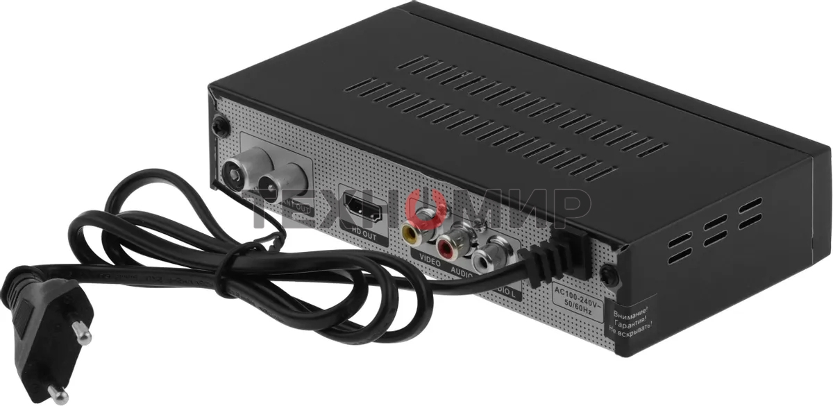 Приставка для цифрового ТВ Cadena CDT-2315SB черный, DVB-T2, DVB-T, HDMI, USB 2.0
