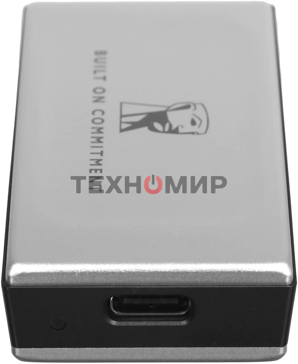 Внешний SSD Kingston XS2000, 4TB, USB 3.2 Gen 2x2 Type-C, R/W 2000/2000, серебристый