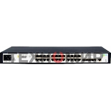 Коммутатор управляемый SNR уровня 2+, 24 порта 10/100/1000Base-T, 4 порта 1/10G SFP+