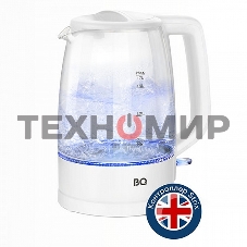 Чайник электрический BQ KT1839G белый. Мощность: 2200 Вт, объем: 1.7 л