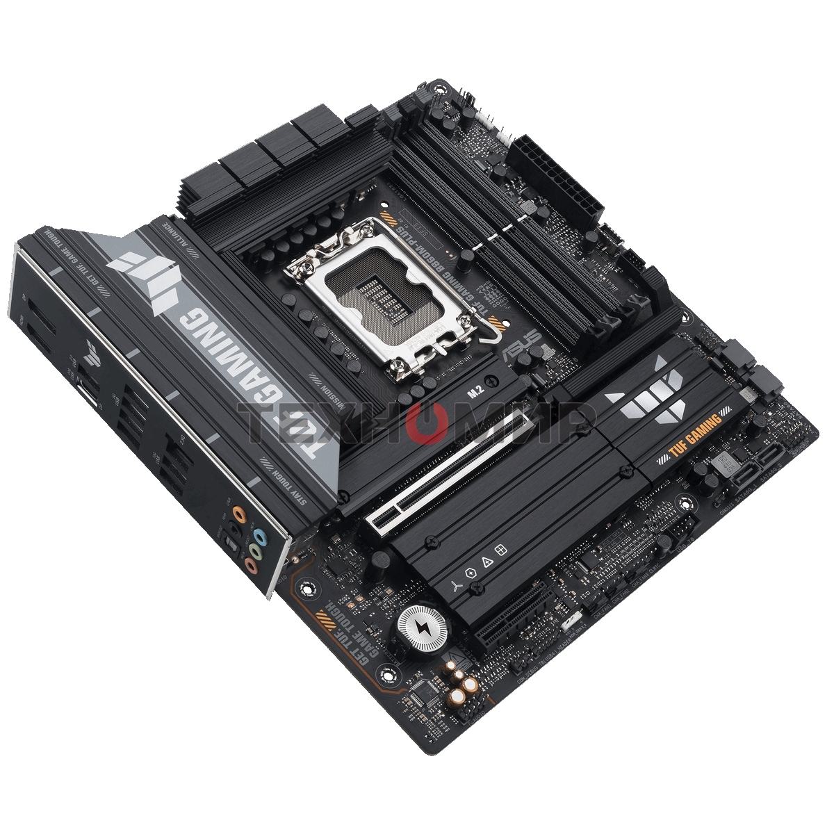 Материнская плата ASUS TUF GAMING B860M-PLUS, LGA 1851, Intel B860, 4xDDR5, 4xSATA, 3xM.2, 1xPCIe 5.0 x16, 1xPCIe x4, 1xUSB-C, 4xUSB-A 3.2 Gen 1, 2xUSB-A 3.2 Gen 2, 1xHDMI, 1xDP, 1x2.5Gb LAN, 7.1, mATX