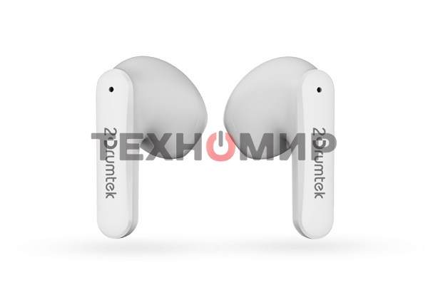 Наушники TWS A4Tech 2Drumtek B20 белый, вкладыши, Bluetooth