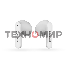 Наушники TWS A4Tech 2Drumtek B20 белый, вкладыши, Bluetooth