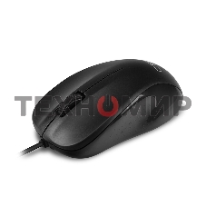 Мышь проводная CBR CM 131 черный, 1200 dpi, USB, кнопки - 3