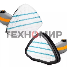 Швабра паровая Kitfort КТ-1047 1500Вт серый/оранжевый