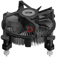 Кулер для процессора PCCooler R94-V2 серебристый/черный 94мм алюминий 2400rpm 27.3db 4-pin 65W 56мм