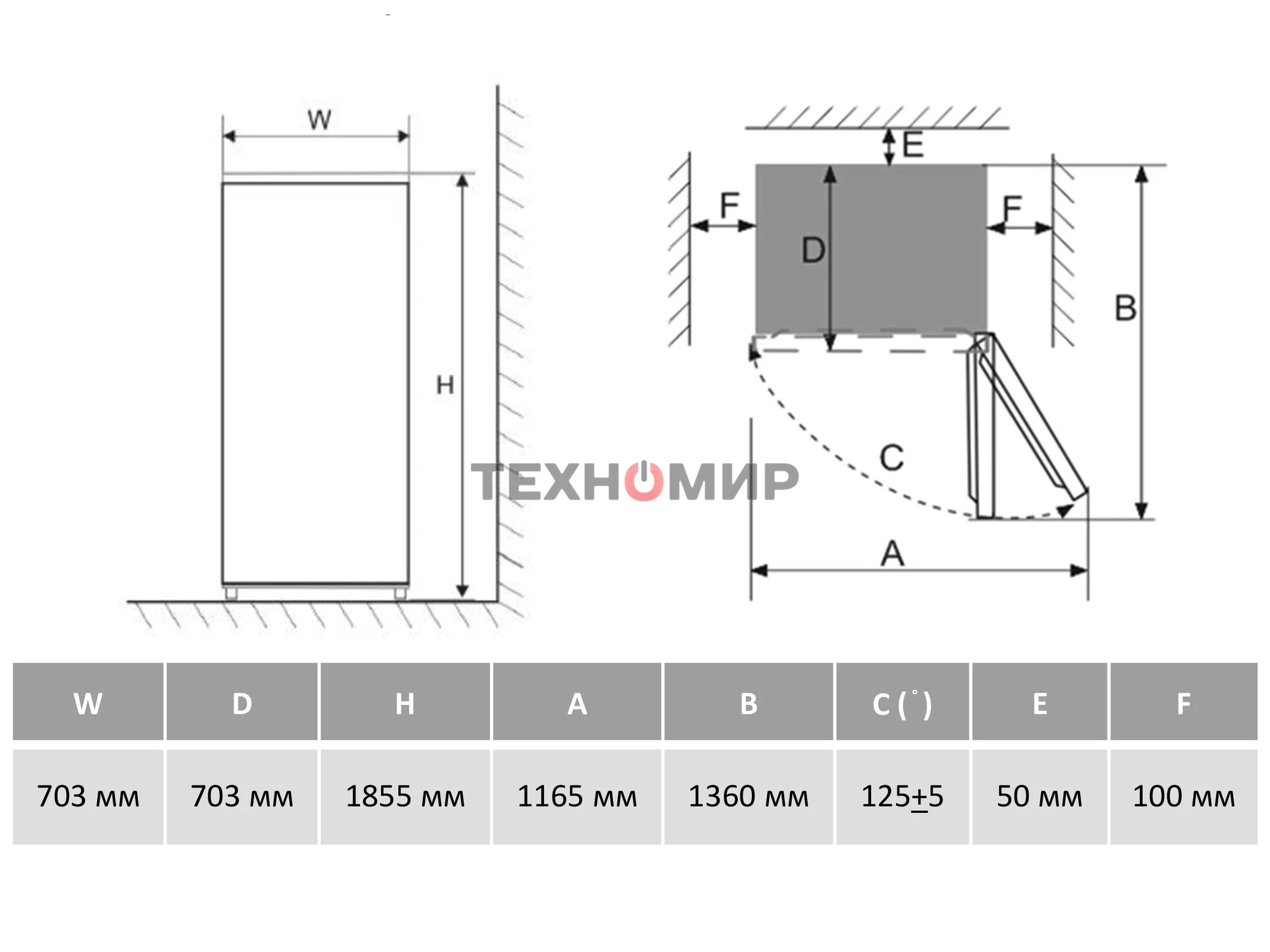 Холодильник Maunfeld MFF1857NFSB черный мат. инвертер двухкамерный 336/117л морозилка снизу