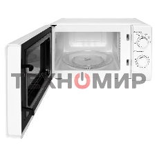 Микроволновая печь Galanz MOS-2007MW белый, 20 л, 700 Вт, переключатели - поворотный механизм