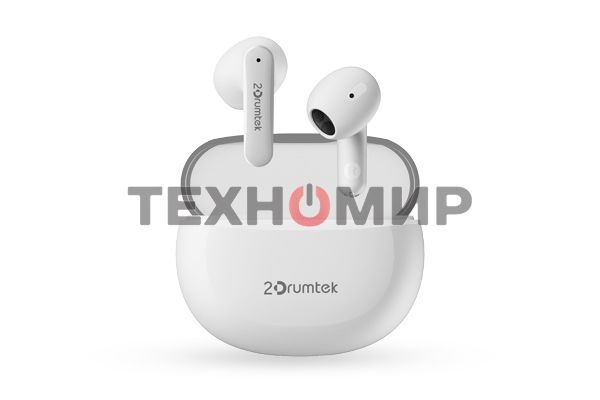 Наушники TWS A4Tech 2Drumtek B20 белый, вкладыши, Bluetooth