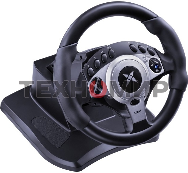 Игровой руль Defender Glazer черный