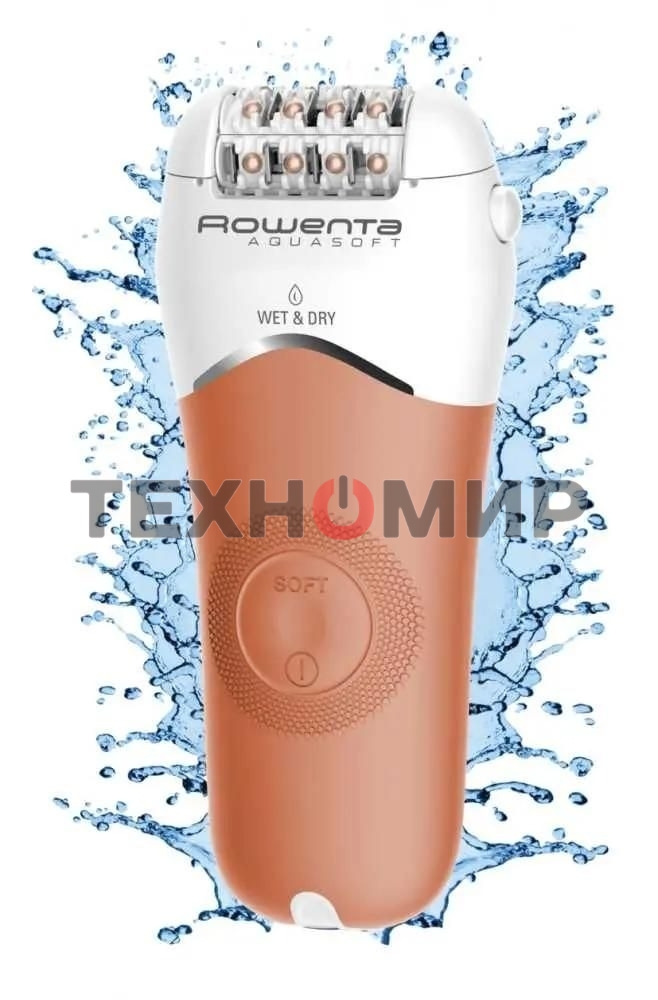 Эпилятор Rowenta EP4920F0 скор.:2 насад.:4 от электр.сети от аккум. розовый