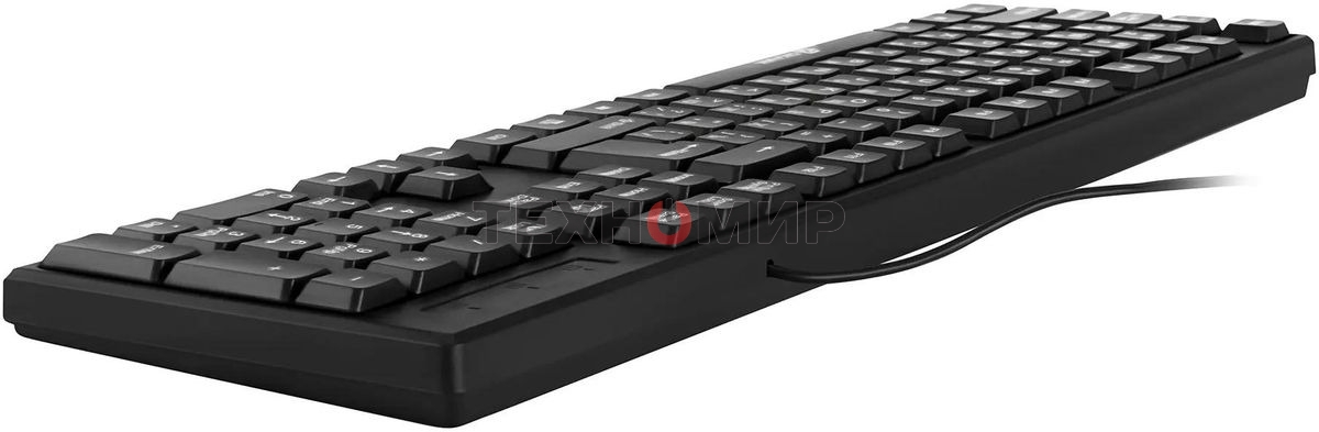 Клавиатура Oklick 100M HW3 проводная, USB Type-A, чёрный