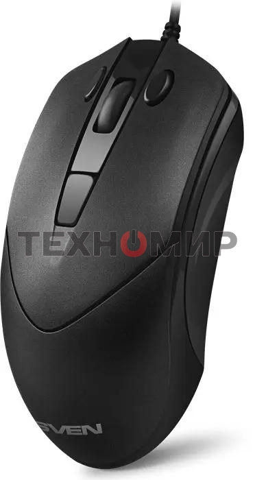 Мышь проводная SVEN RX-95 черный, 4000 dpi, USB, кнопки - 6