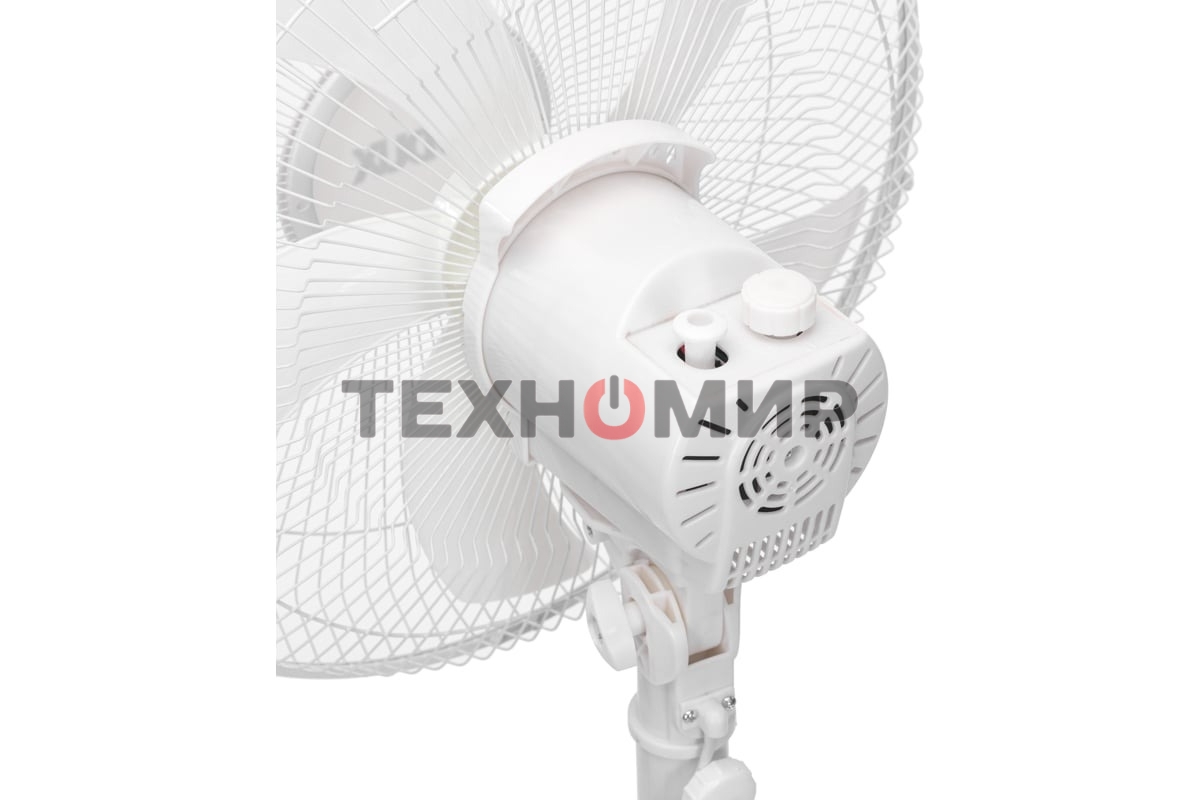 Вентилятор напольный DUX DX-40, 40Вт, 16дюйм, белый 60-0218