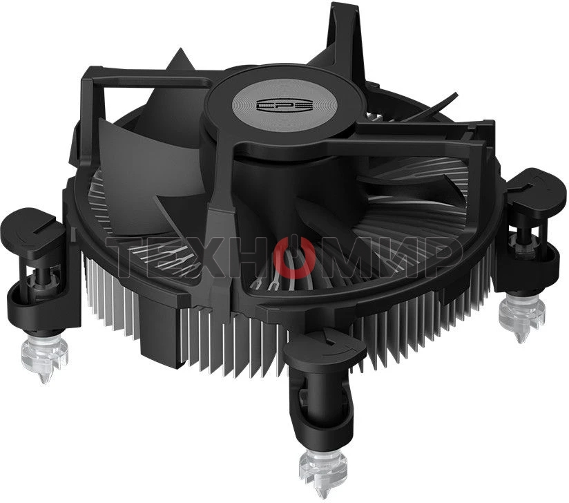 Кулер для процессора PCCooler R94-V2 серебристый/черный 94мм алюминий 2400rpm 27.3db 4-pin 65W 56мм