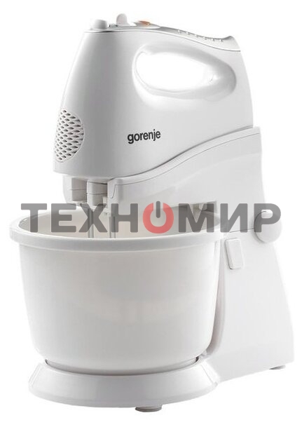 Миксер Gorenje M450WS, 450 Вт,, 5 скоростей, белый