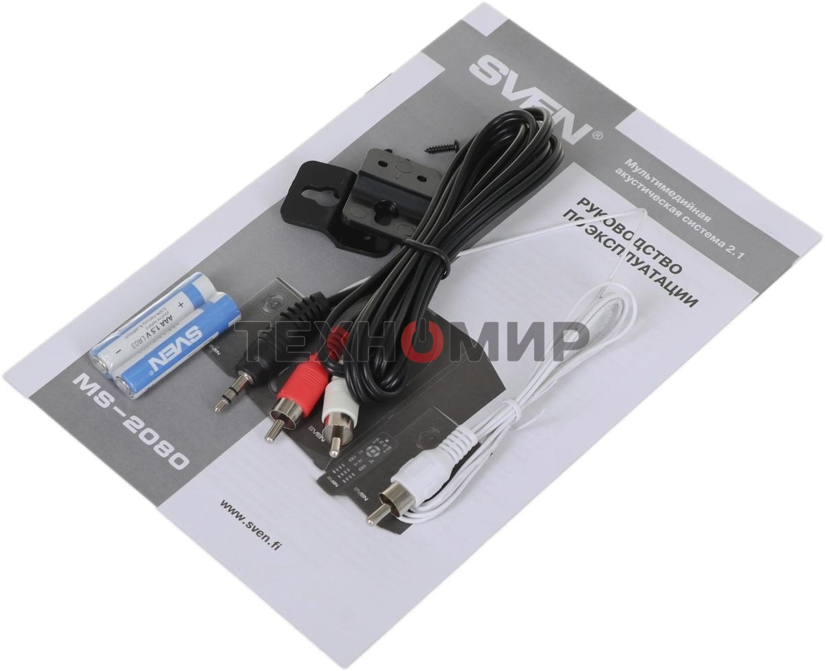 Акустическая система 2.1 SVEN MS-2080/70 Watt/~220V 50Hz/FM-тюнер, USB/SD, дисплей/BLUETOOTH/ПДУ/Black