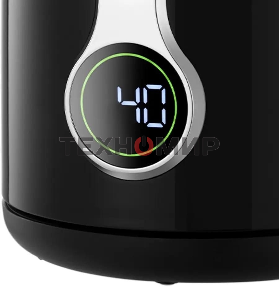 Чайник электрический Kitfort КТ-6701 1.7л. 2200Вт черный корпус: нерж.сталь/пластик