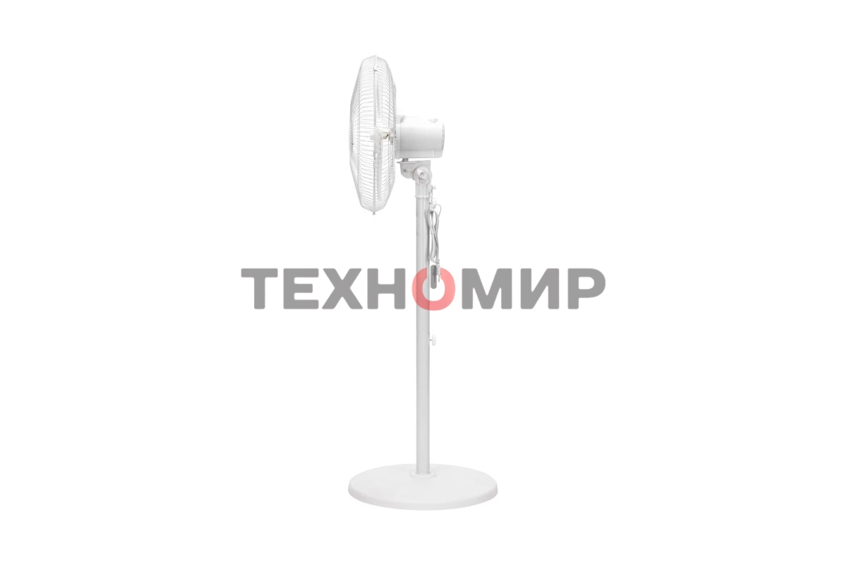 Вентилятор напольный DUX DX-40, 40Вт, 16дюйм, белый 60-0218